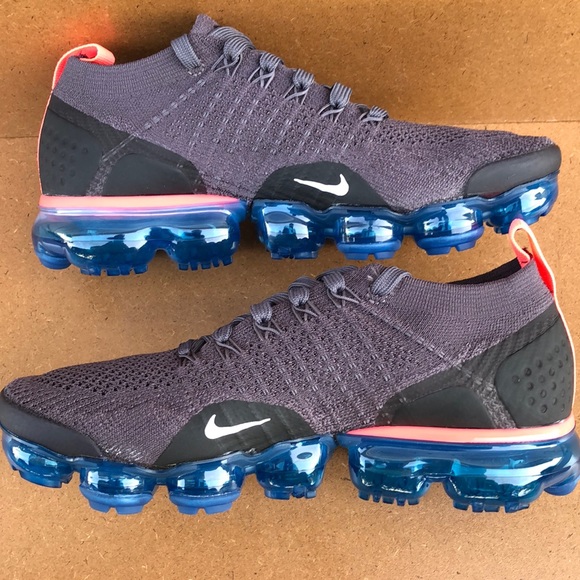 Nike Air Vapormax Flyknit 2 Thunder Grey SIZE 6 - Picture 5 of 7